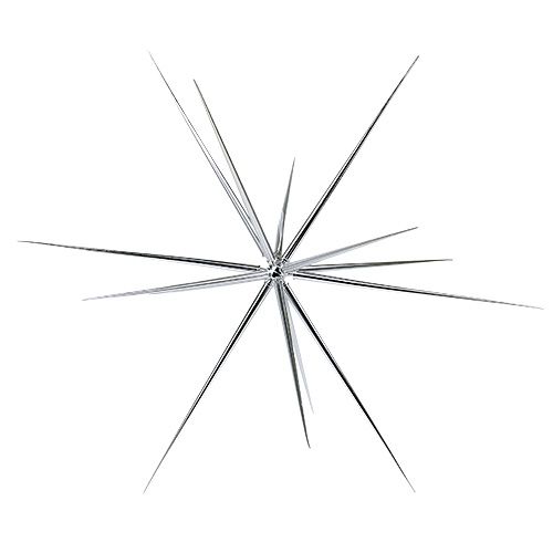 Floristik24 Decoratieve ster groot om 55 cm zilver op te hangen