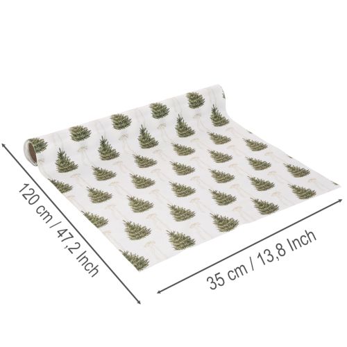 Decoratiestof voor kerst, per meter verkocht, 120 cm breed, 2 stuks | Floristik24.nl