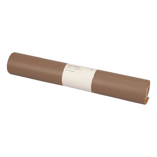 Artikel Bruin kunstleer leren tafelloper van decoratieve stof, 33 cm×1,35 m