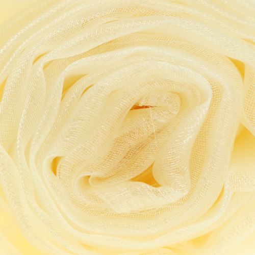 Floristik24 Organza creme decoratiestof 150 cm x 300 cm