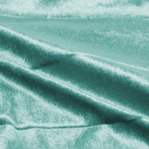Floristik24 Decoratiestof Fluweel mintgroen 140cm x 300cm