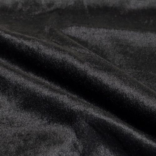 Artikel Decoratiestof fluweel zwart 140cm x 270cm