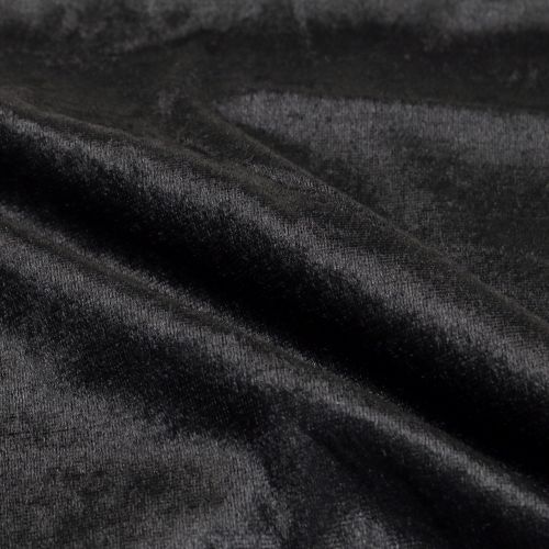 Floristik24 Decoratiestof fluweel zwart 140cm x 270cm