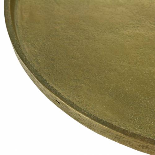 Floristik24 Sierbord klei Ø30cm goud