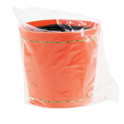 Floristik24 Plantpot oranje Ø12cm H11.5cm
