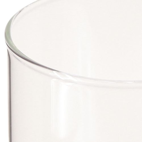 Artikel Decoratieve vaas, bloemenvaas, glazen vaas, kleurloos Ø9cm H20cm