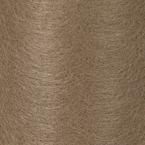 Tafeldecoratierol van vliesstof, 24 cm x 25 m, in bruin, voor feestelijke tafels. | Floristik24.nl