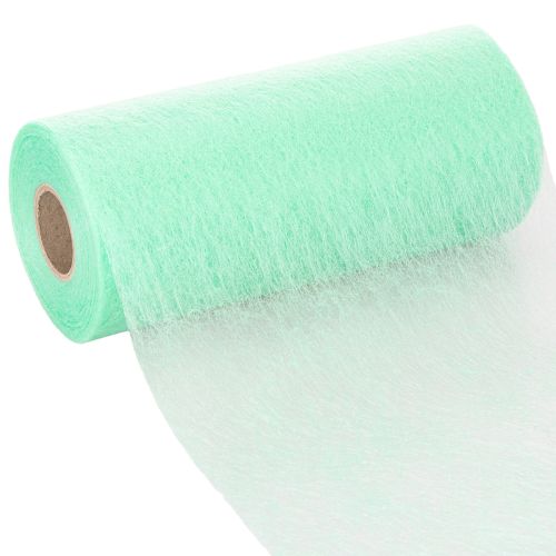 Groene rol vliesstof, 25 meter, tafeldecoratie, per meter verkocht.