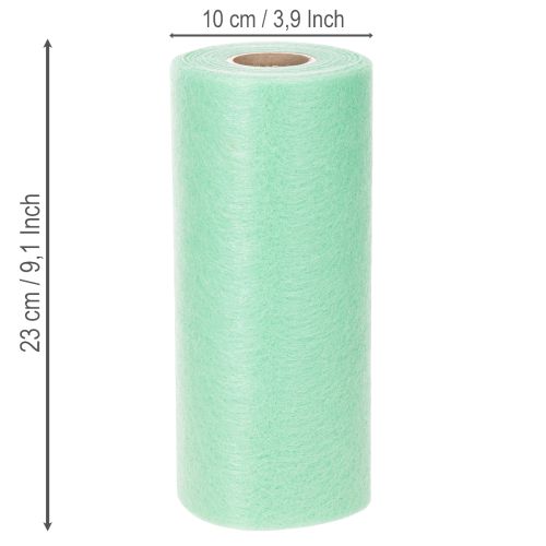 Groene rol vliesstof, 25 meter, tafeldecoratie, per meter verkocht. | Floristik24.nl