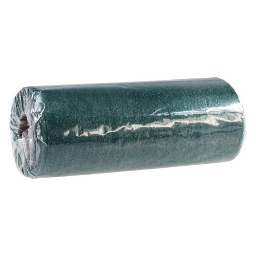 Artikel Decoratieve fleece tafelloper decoratieve fleece tafelloper blauwgroen 23cm 25m