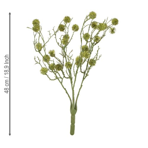Artikel Decoratieve tak amberboomvruchten lichtgroen 48cm