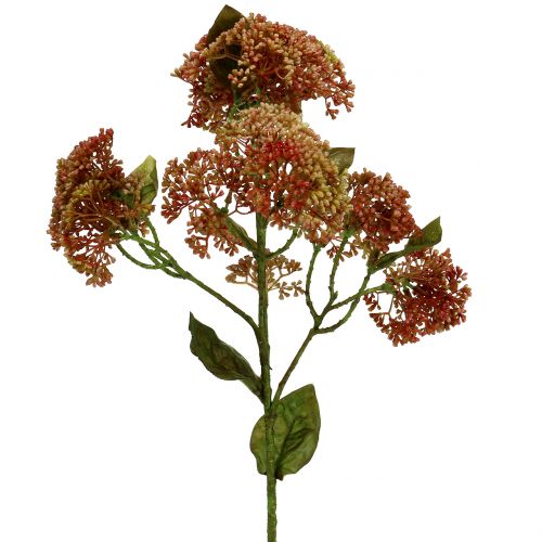 Artikel Decoratieve tak steenpeper Bordeaux, geel 58cm