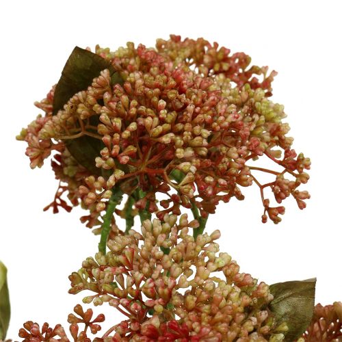 Artikel Decoratieve tak steenpeper Bordeaux, geel 58cm