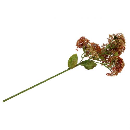 Artikel Decoratieve tak steenpeper Bordeaux, geel 58cm