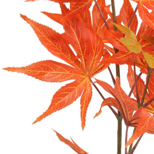 Decoratietak esdoorn oranje bladeren kunsttak herfst 80cm