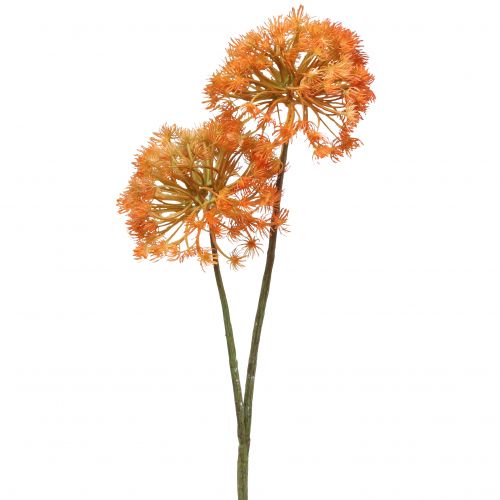 Floristik24 Decoratietak kunsttak herfstdecoratie 2 bloeiwijzen oranje 82cm