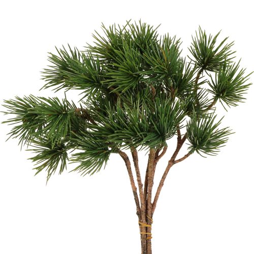 Decoratieve takken dennen kunst dennentakken groen 28cm 6 stuks