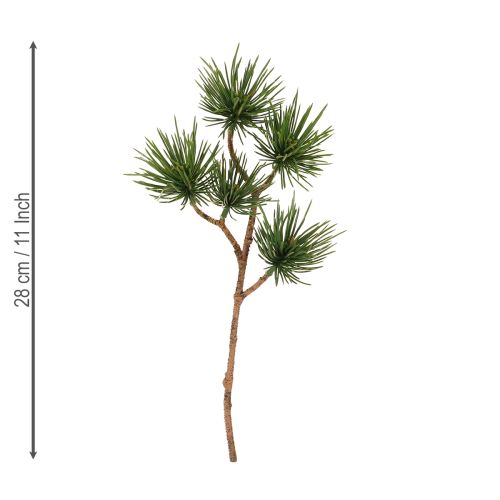 Artikel Decoratieve takken dennen kunst dennentakken groen 28cm 6 stuks