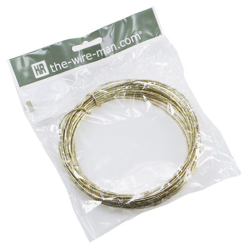 Artikel Diamant aluminium draad goud 2 mm 10 m