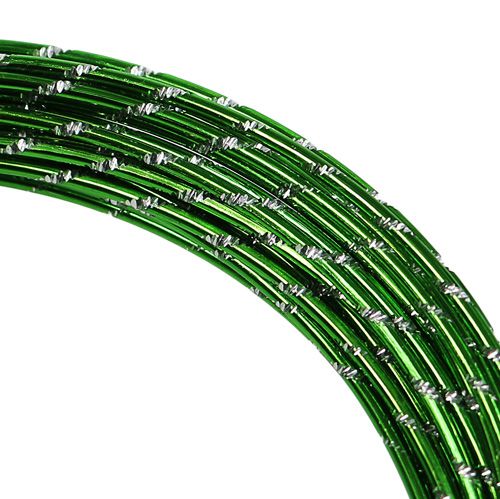 Floristik24 Diamant aluminium draad appelgroen 2mm 10m