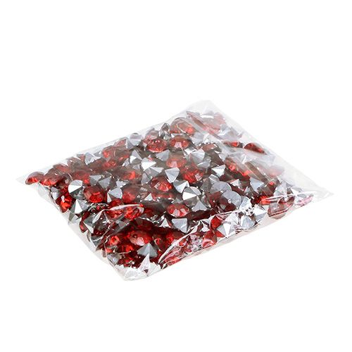 Floristik24 Diamant acryl 8 mm rood 50 g