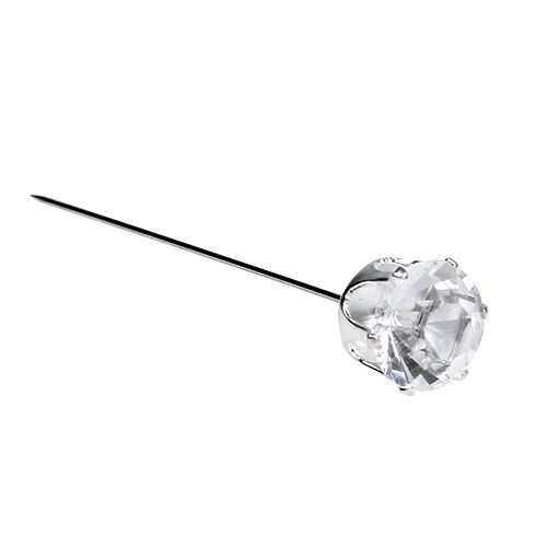 Floristik24 Diamantnaald zilver Ø10mm L6cm 36st