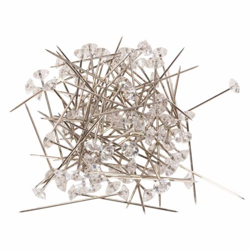 Diamantnaalden Ø6mm transparant transparant 85 stuks kopen | Floristik24.nl