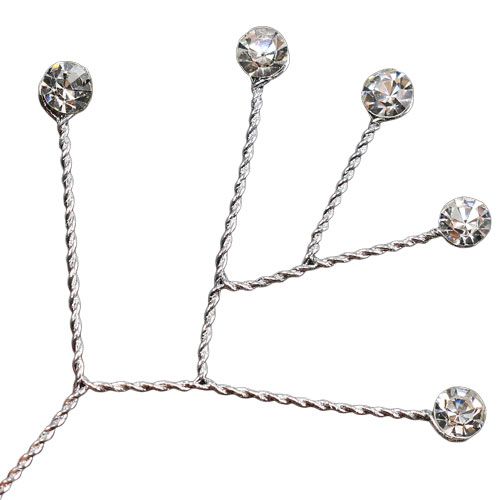 Diamanten streng helder glanzend 10cm 12st