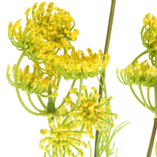 Floristik24 Gele Dille Kunstkruid Plant Dille voor Versieren L80cm