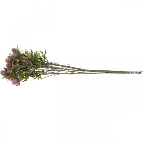 Artikel Thistle Kunststengel Bloem Roze 10 Bloemhoofdjes 68cm 3st