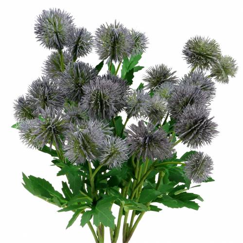 Floristik24 Thistle zijde bloem blauw 56cm 3st