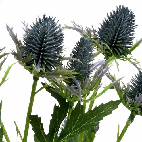Floristik24 Distel kunstbloem blauw 70cm