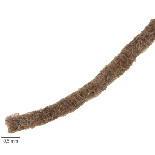 Artikel Bruin wollen koord, 55m decoratief touw voor bloemisterij en knutselen