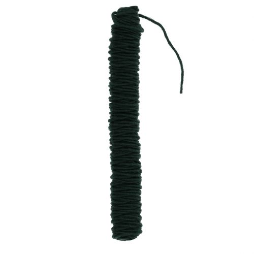 Floristik24 Wick draad viltdraad donkergroen 55m