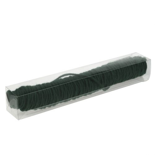 Floristik24 Wick draad viltdraad donkergroen 55m