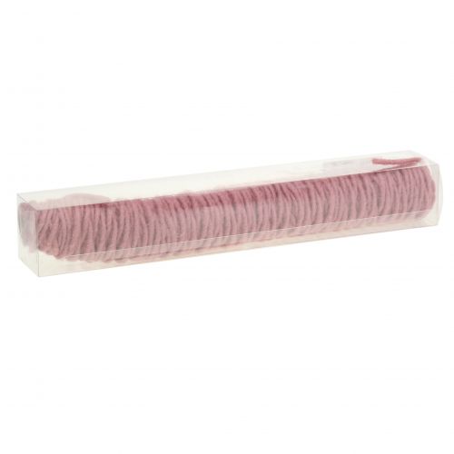 Artikel Wick draad viltkoord oud roze 55m