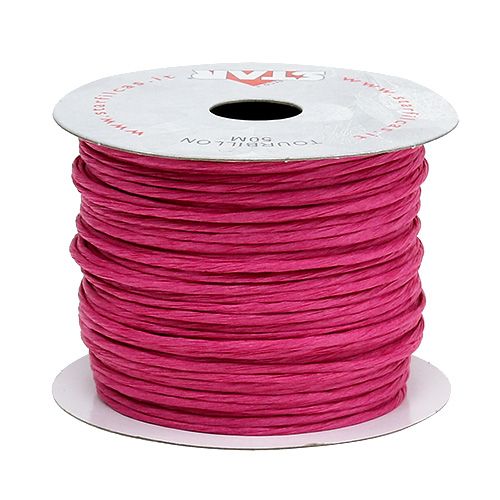 Floristik24 Draadgewikkeld 50m Fuchsia