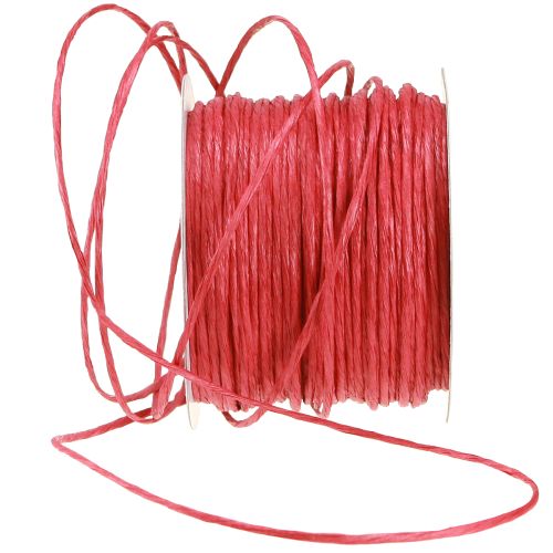 Artikel Draad gewikkeld 50m rood