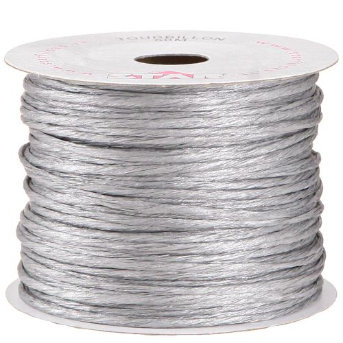 Floristik24 Draad gewikkeld 50m zilver