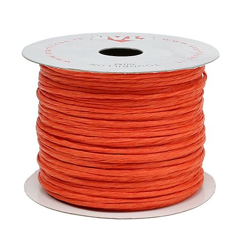 Floristik24 Draadgewikkeld 50m oranje