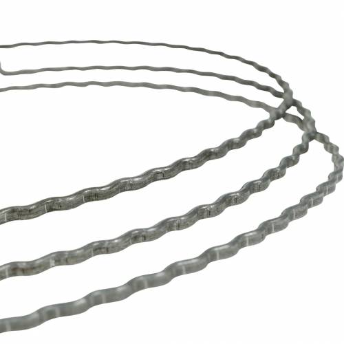 Artikel Draad hart 30cm golf ring voor muur krans krans ring hart 10st