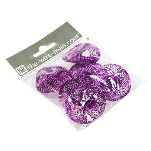Floristik24 Spaakwielen lavendel Ø4,5cm 6st