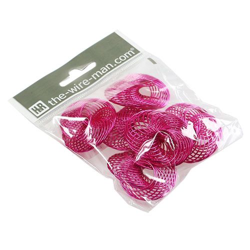 Floristik24 Spaakwielen Roze Ø4.5cm 6st