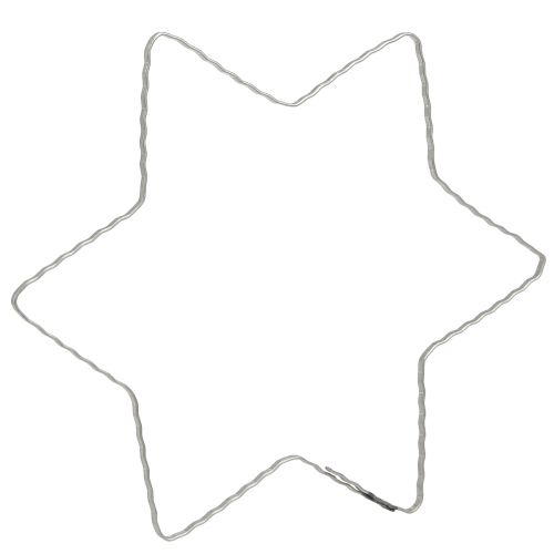 Artikel Draadster golfring sterren voor kerstkrans 20cm 10 st
