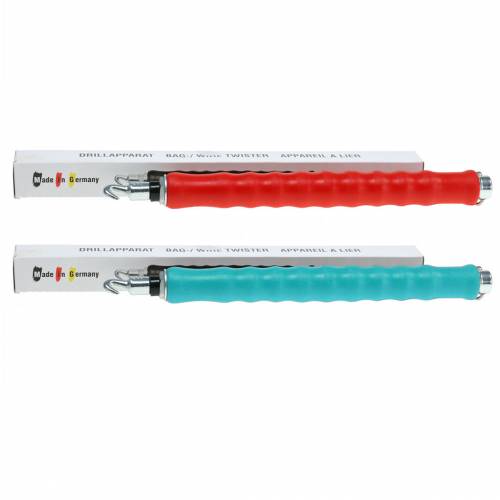 Floristik24 Boorapparaat DrillMaster draadboor Twister rood of blauw 31cm