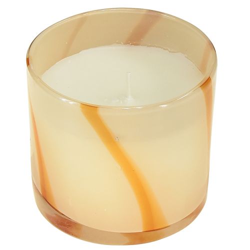 Artikel Geurkaars in glas Citronella kaars retro design Ø8cm H8cm