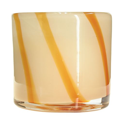 Artikel Geurkaars in glas Citronella kaars retro design Ø8cm H8cm