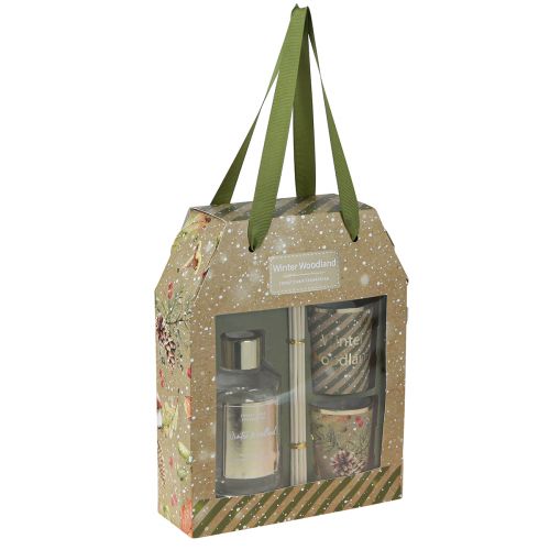 Floristik24 Geurkaarsen kamergeur geschenkdoos Kerstmis 16,5x6x21cm