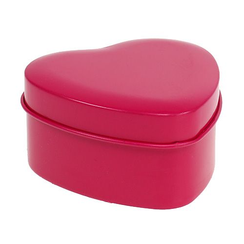 Floristik24 Geurkaars hartvorm roze 7cm x 3,5cm 1 st