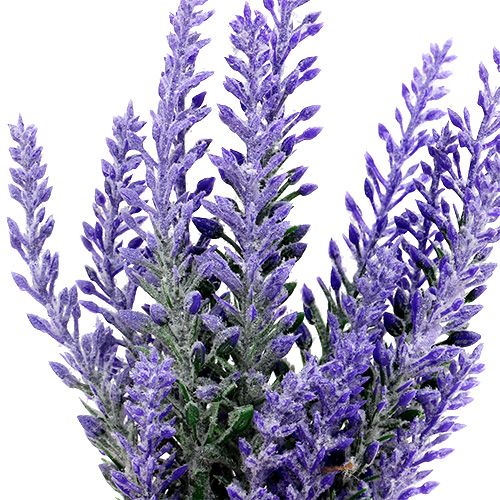 Floristik24 Lavendel zakje 18cm met waxhart